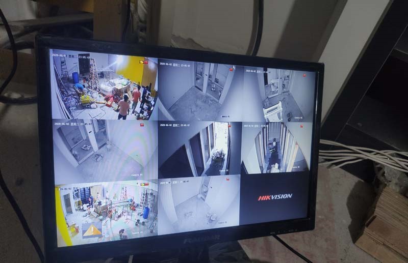 小區臨街商鋪門店安裝監控案例