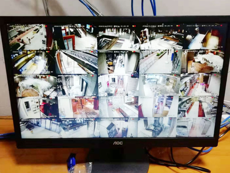 監控攝像機顯示設備全實時畫面