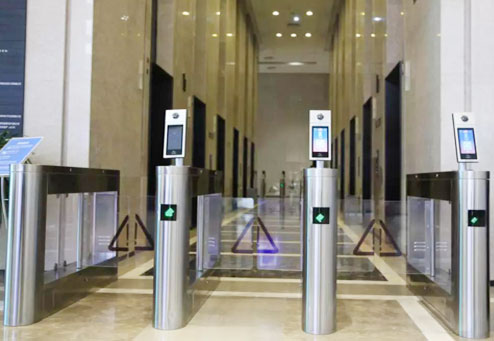 寫字樓道閘效果圖