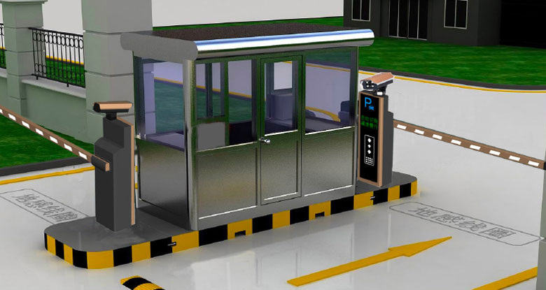 住宅小區車牌識別閘機一體機