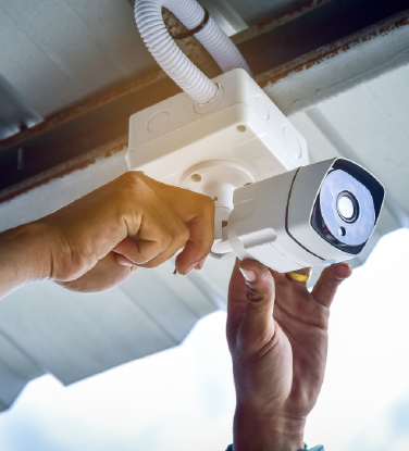 攝像頭系統安裝現場