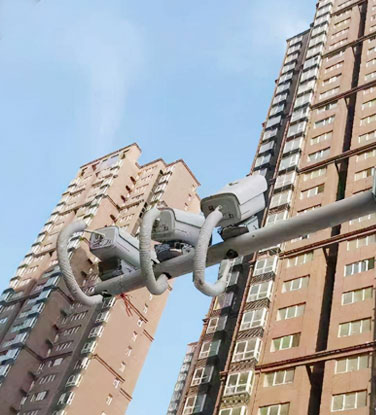 監控系統施工現場