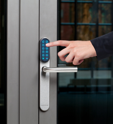 獨立簡單門禁系統施工現場